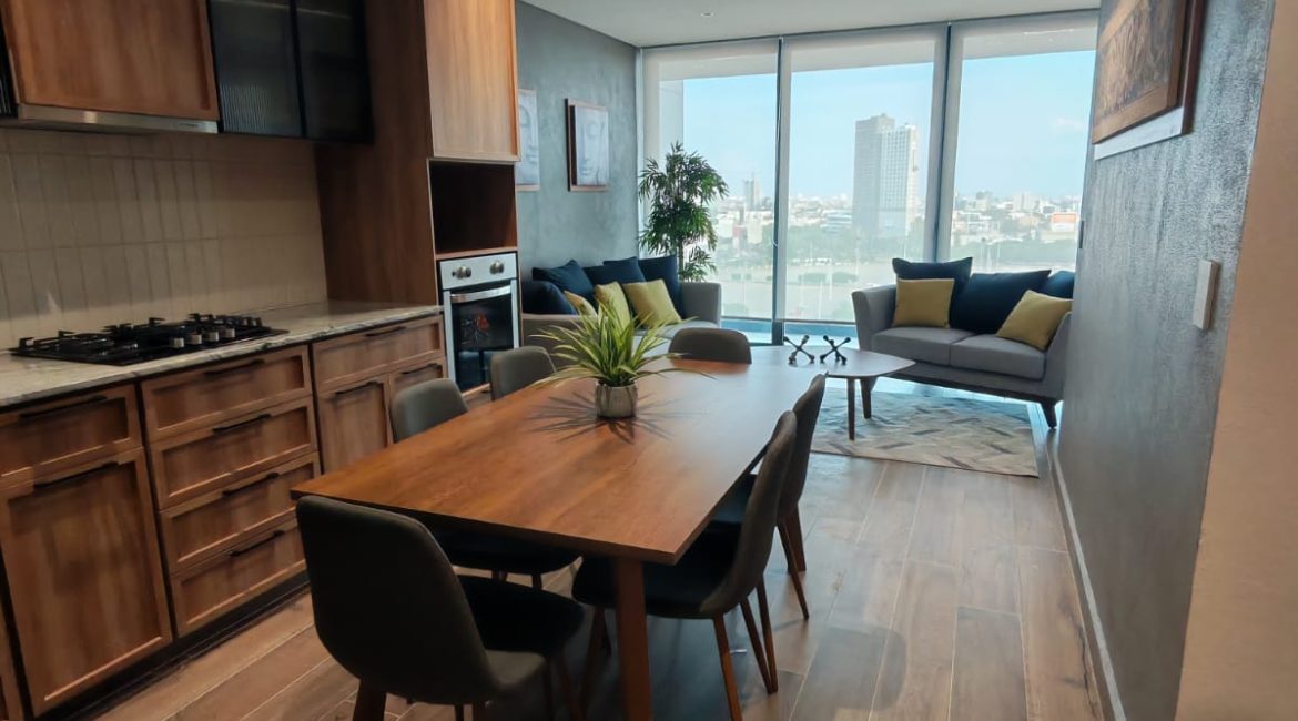 Departamento amueblado en renta – Torre Herana, León Gto Norte