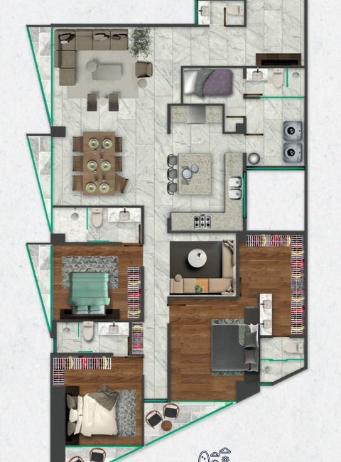 Departamento en Torre Logaro – Modelo 3 VENTA